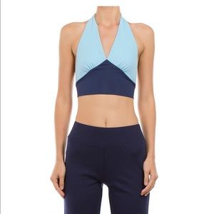 NWOT blue halter top